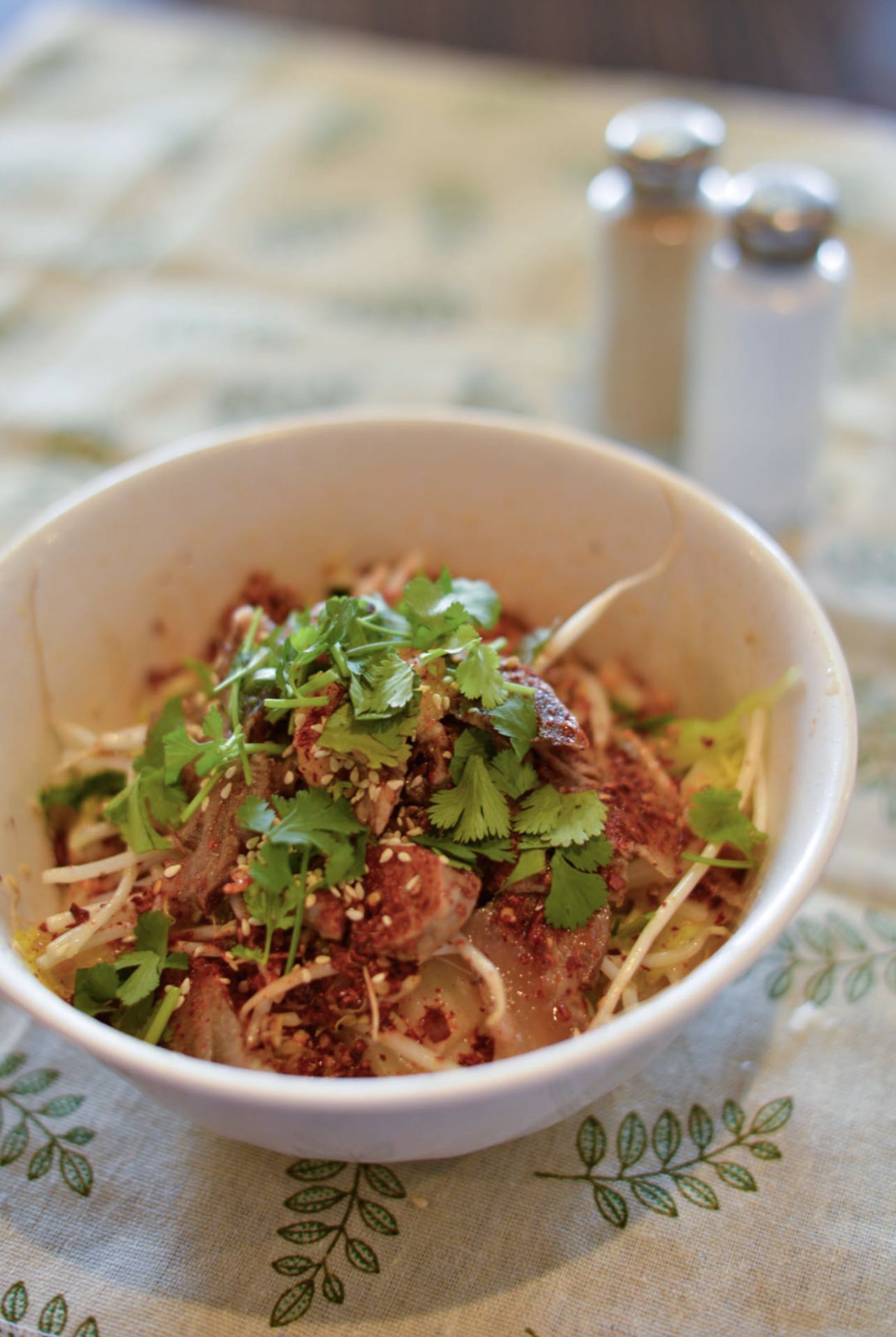 Noodle soup bowl